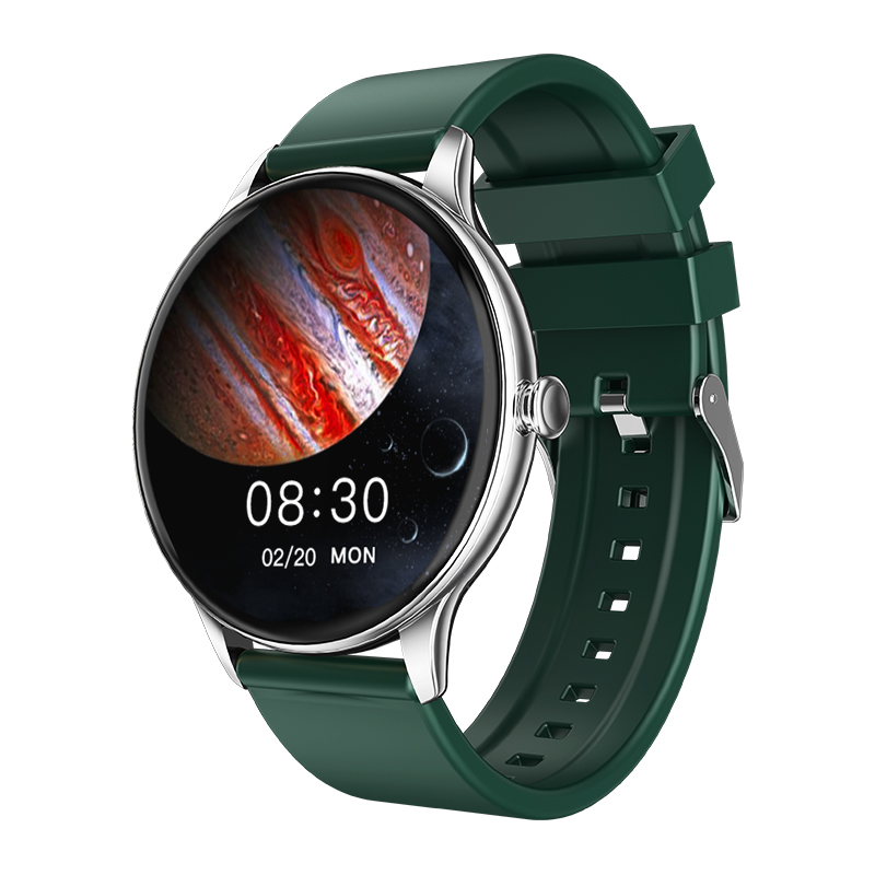 Best selling T2 Amoled Display Smart Watch Blood Oxygen heart rate warning red light SPO2 Monitoring Customize Dial Amoled Smartwatch