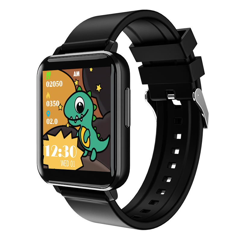 Hot seller on Amazon Kids Smart Watch support TUYA time set manually fitness watch temperature heart rate activity tracker