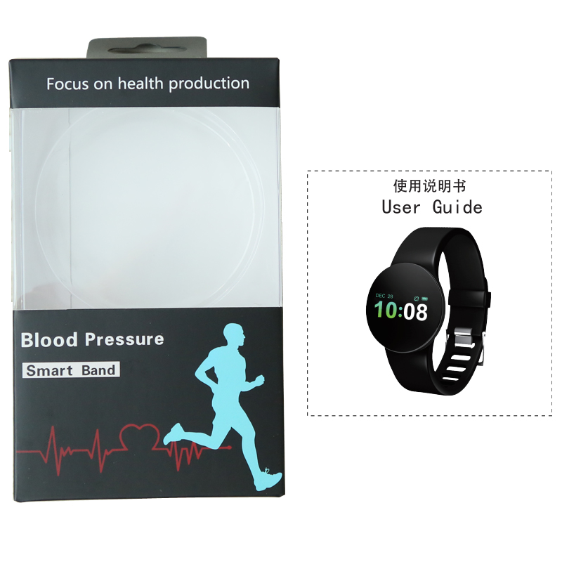 D3 plus Water Resistant IP68 glass screen blood pressure measuring watches activity tracker bracelet heart rate Monitoringing watch